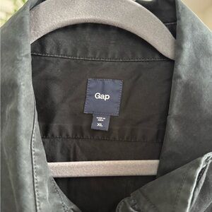 GAP Black Button Down Shirt